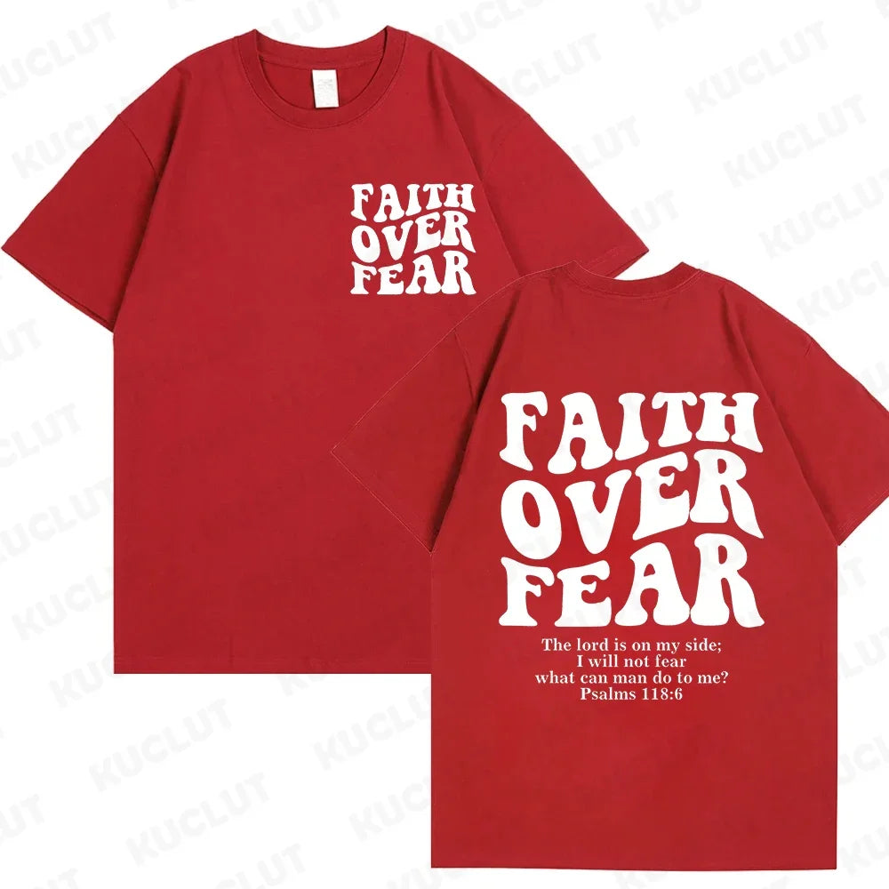 Camiseta Feminina Faith Over Fear