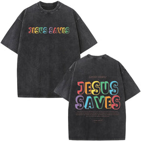 Camiseta Casual Jesus Salva