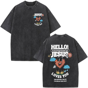 Camiseta Casual Jesus Salva