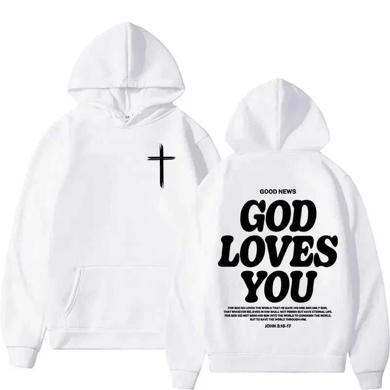 Moletom God Loves You com Capuz